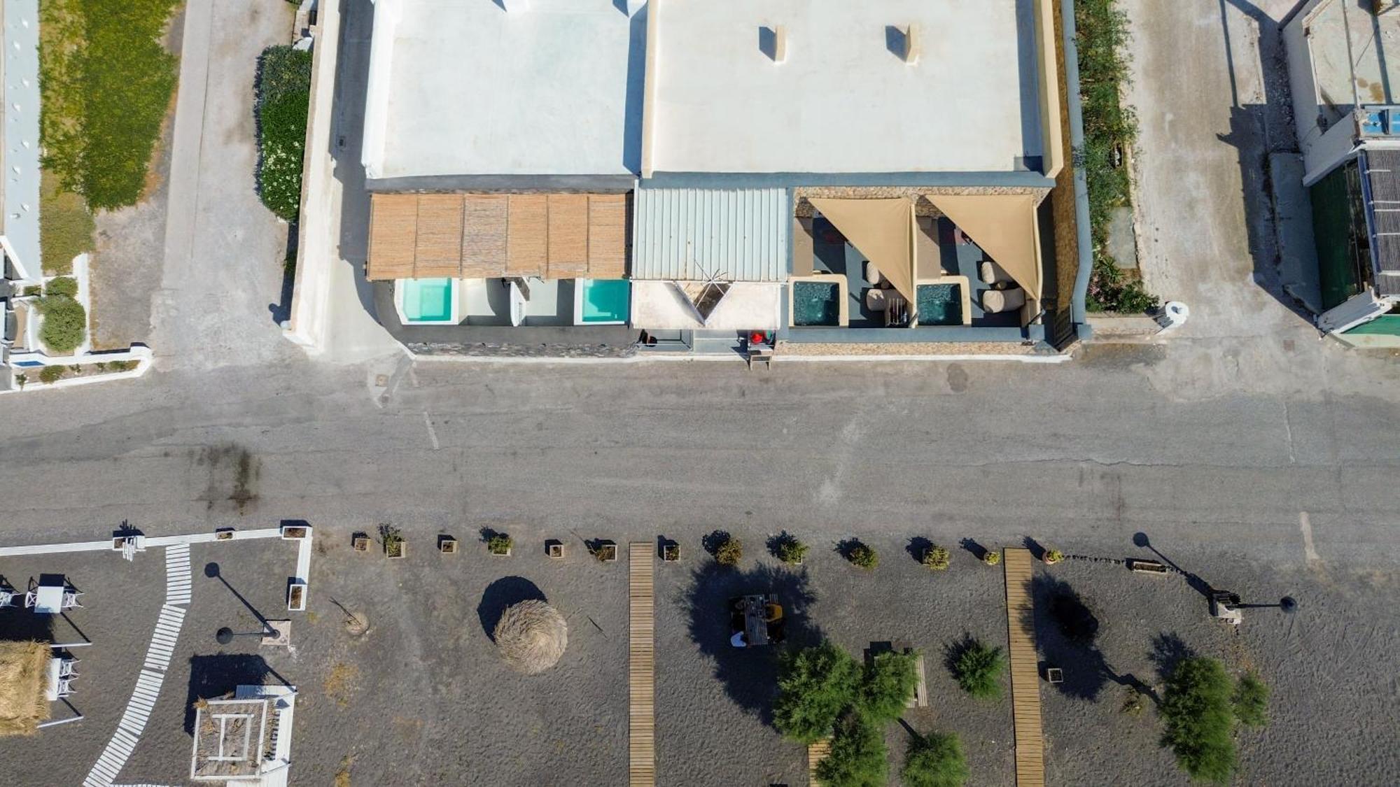 Cyclops Beach Apartments Playa de Perivolos Exterior foto